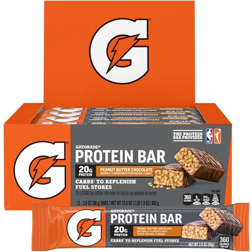 Vista 15 de Gatorade - Barras de recuperación de proteína de suero de leche, 12 unidades, sabor malvavisco (paquete de 1)