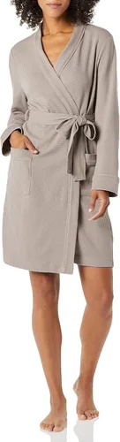 Vista 13 de Amazon Essentials Bata ligera de punto gofre de longitud media para mujer (disponible en tallas extragrandes)