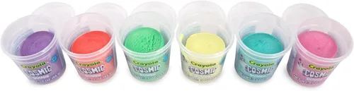 Vista 3 de Crayola Cosmic Dough 20pk x 3oz - Juguetes especiales para niños, recuerdos de fiesta, artículos escolares - Masa para modelar brillante no tóxica
