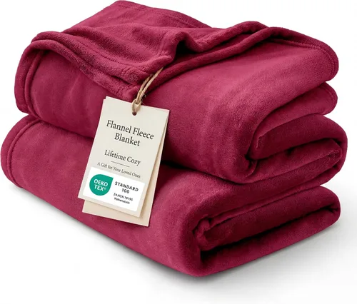 Vista 56 de Bedsure GentleSoft Bedding Manta de Vellón para Niñas y Niños - Mantas Pequeñas Suaves, Acogedoras y Bonitas para Viajes, 43x55 Pulgadas, Blanco