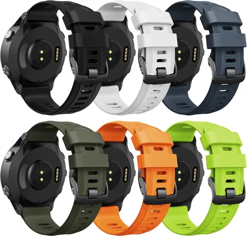 Vista 10 de ANCOOL Correa de reloj Garmin Instinct / Forerunner 955, correas de silicona suave de 0.866 in para Forerunner 945/Instinct 2/Forerunner