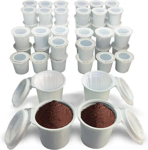 Vista 8 de 48 cápsulas iFillCup – Llena tu café favorito, se adapta a todas las cafeteras K Cup, ahorra cientos de dólares, el filtro DeepBrew tiene capacidad