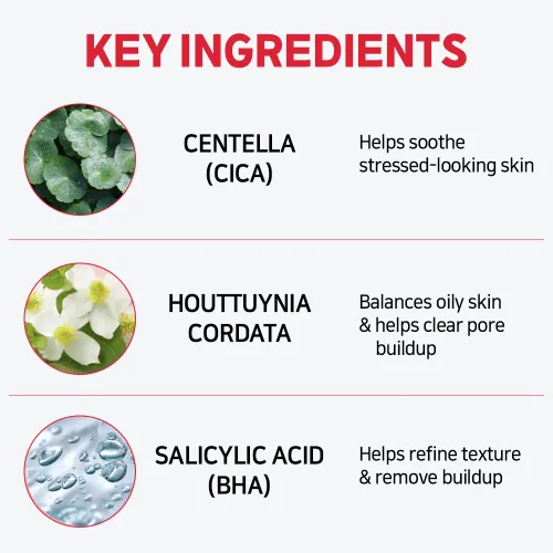 Vista 4 de ATOMU Oil Control Limpiador facial espumoso para piel grasa y poros obstruidos, lavado facial de limpieza profunda con ácido salicílico (BHA), 4.05