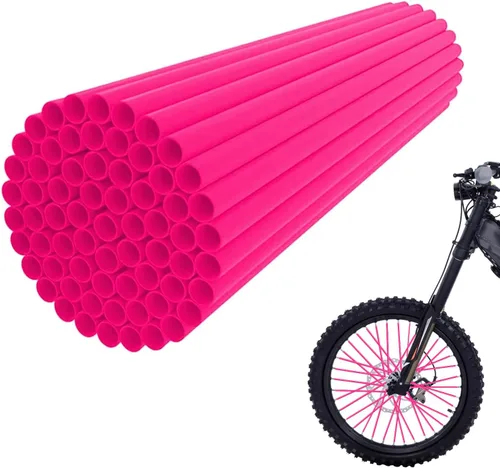 Vista 10 de JFG RACING protectores de plástico para radios de bicicleta o motocicleta, Negro