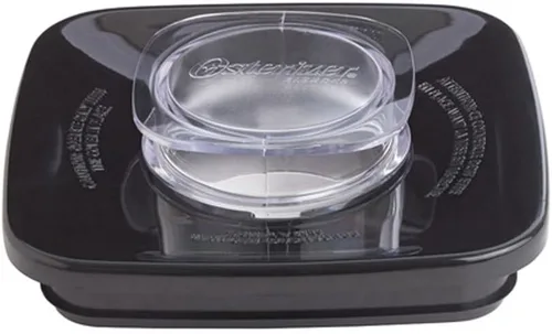 Vista 2 de Oster 4903 Tapa de tarro negra y tapa central para licuadoras Oster y Osterizer