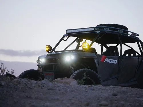Vista 4 de Rigid Industrias – Adapt XP Extreme Powersports - Luz LED con 3 zonas de iluminación óptica, luces de conducción, luces LED, luces de conducción