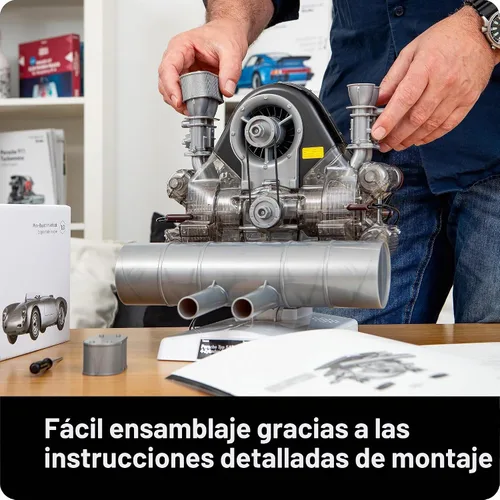 Vista 5 de Franzis Porsche Carrera Racing Motor Modelo Kit con Libro de Coleccionista
