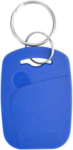Vista 2 de Llaveros RFID de 13.56 MHZ para acceso a puerta, etiquetas RFID, llavero IC programable, llavero de tarjeta IC programable, paquete de 50