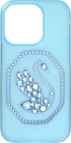 Vista 11 de SWAROVSKI Signum - Funda para teléfono inteligente, iPhone 13 Pro Max, cristales azules azul (Blue Crystals)