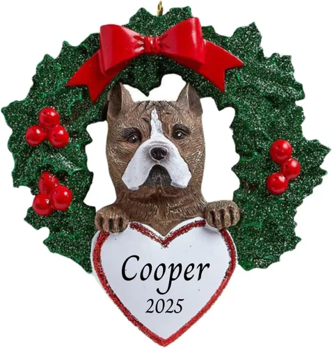 Vista 39 de Adornos personalizados para árbol de Navidad 2025 para mascotas, Chihuahua con corona, recuerdo para los amantes de los perros de los cachorros