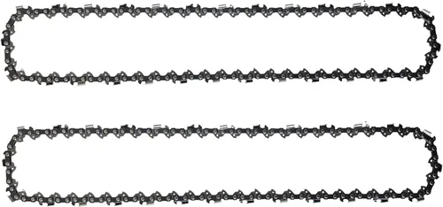 Vista 7 de 2 cadenas de motosierra de 16 pulgadas para Husqvarna 135, 240, 120 Mark II, cadena de repuesto para motosierra WEN 4017, 40417, 40417BT y más – 3/8