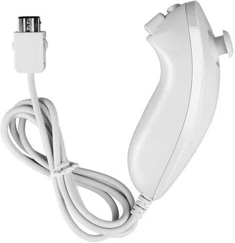 Vista 10 de Lyyes Wii Remote Controller with Nunchuck, Silicon Case and Strap for Wii U (Blue)