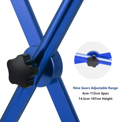 Vista 5 de Soporte de avión FMS Rc Modelo Avión X Display Rc Plane Stand/Holder V2 Rc Plane Work Stand- Azul