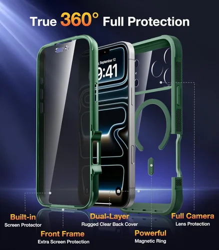 Vista 676 de DIACLARA - Funda transparente compatible con iPhone XR 6.1 pulgadas 2018
