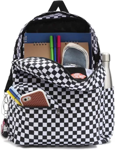 Vista 3 de Vans Old Skool H2O Mochila para hombre, tablero de ajedrez negroblanco, talla única, BlancoNegro, Classic