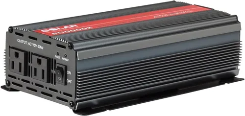 Vista 5 de Clore Automotive SOLAR PI5000X Inversor de potencia de 500W con toma dual más USB