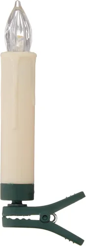 Vista 2 de Juego de velas de goteo de cera sintética con clip LED, 12 unidades, control remoto de encendido/apagado