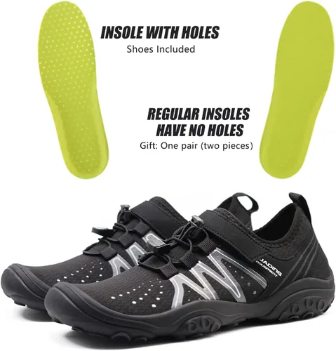 Vista 5 de North Bund Zapatos de agua para hombre y mujer, secado rápido, para playa, kayak, piscina, calcetines acuáticos, surf, escalada, yoga