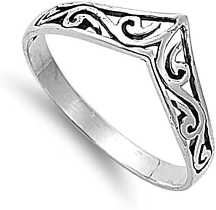 Vista 3 de Elija su color, anillo para pulgar de plata esterlina con espiga