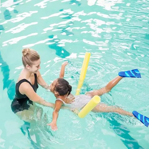 Vista 7 de Cómodas aletas de natación de silicona flexible