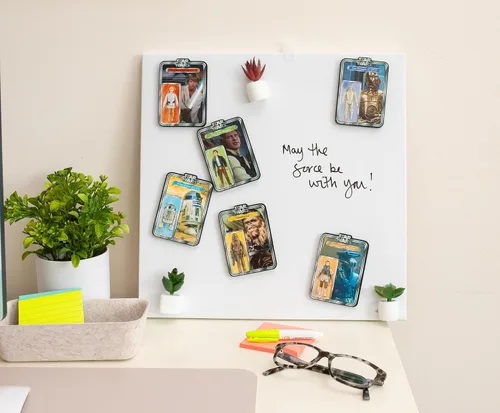 Vista 8 de AQUARIUS Star Wars C3PO - Figura de acción con imán para refrigerador, casillero, pizarra blanca y sala de juegos, productos y coleccionables
