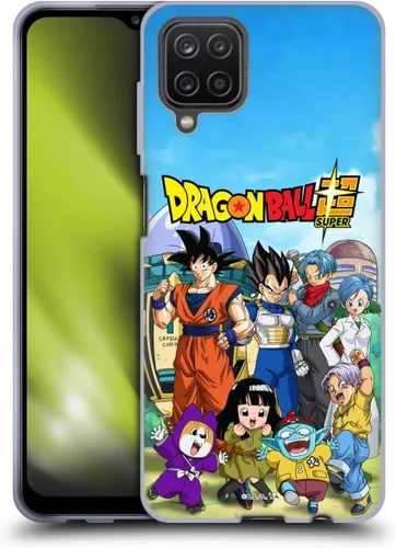 Vista 65 de Head Case Designs Funda de gel con licencia oficial de Dragon Ball Super Group Future Trunks Arc Characters [protección de grado militar] compatible