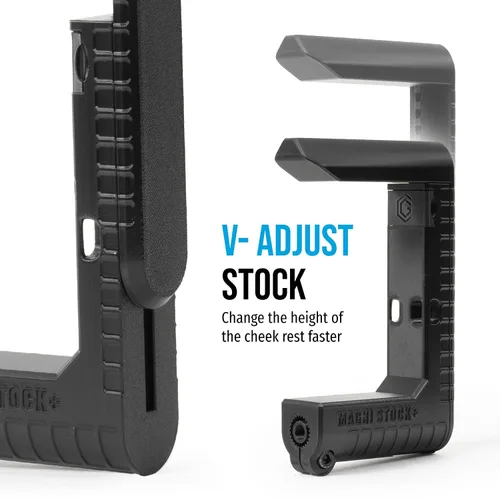 Vista 4 de Magni Stock+ VR Carbon Fiber Controller Stock Rifle Adapter compatible with Meta Quest 2/Quest