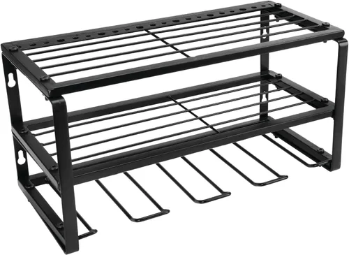 Vista 12 de Performance Tool W5196 Bandejas de almacenamiento grandes apilables de 4 piezas (9.25 x 6 x 5 pulg.)