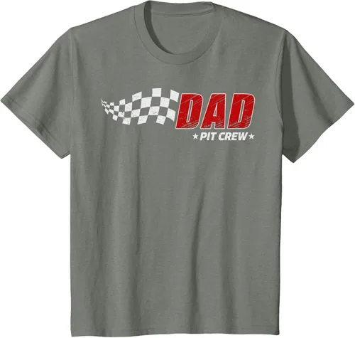 Vista 91 de Dad Pit Crew Race Car Birthday Family Matching Pit Crew Camiseta Pit Crew