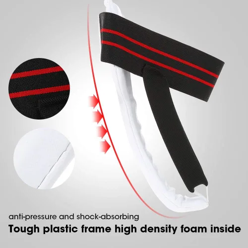 Vista 4 de Protector de ingle para mujer, protector de ingle de taekwondo para mujer, protector de entrepierna para taekwondo, boxeo, karate (S)