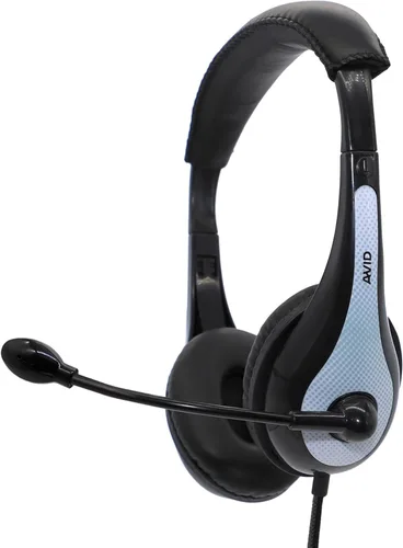Vista 15 de Avid Productos Auriculares AE-36 en verde con micrófono de pluma ajustable para escuela, aula, educación, pruebas y evaluación (paquete de 10)