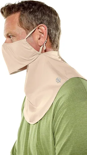 Vista 2 de Coolibar UPF 50+ Crestone - Máscara facial UV para hombre y mujer, protección solar