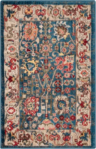 Vista 31 de SAFAVIEH Kashan Collection - Alfombra de área de 2 x 3 pies, color beige y gris pardo, diseño oriental tradicional, no desprende pelusa y de fácil