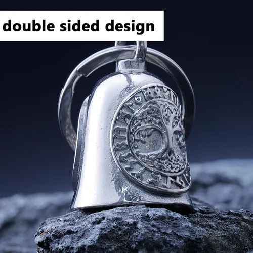 Vista 5 de Motorcycle Viking Bell - Motorcycle Angel Bell for Men and Women, Motorcycle Accessories