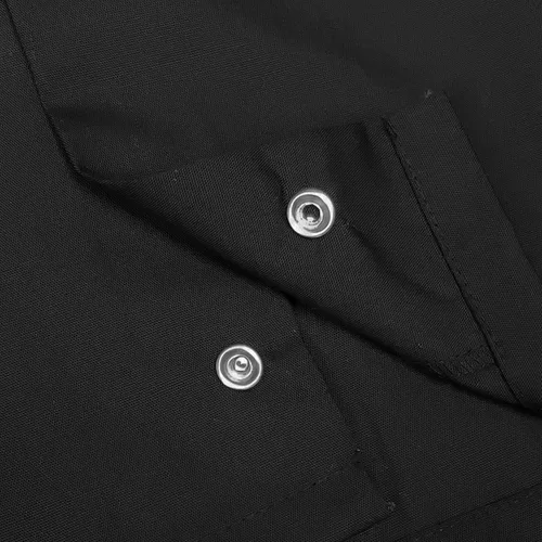 Vista 4 de ChefsCloset Camisa de cocina de malla con ventilación camisa de chef blanca con bolsillo