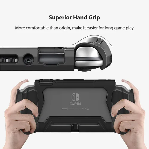Vista 5 de FIWWAT Switch Lite - Funda protectora para Nintendo Switch Lite, compatible con Nintendo Lite, protector de pantalla, funda de agarre de mano