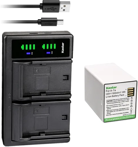 Vista 8 de Kastar LTD2 - Cargador de batería USB compatible con cámara Arlo Pro 3 XL VMC4040P, cámara de reflector Pro 3 VMA5410-10000S, VMA5600