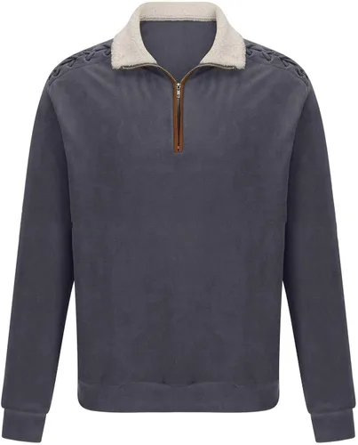 Vista 3 de eguiwyn Oversized Hoodie,Mens Corduroy Shirts Lapel Collar Button Up Pullover Mock Neck Long Sleeve Sweaters Polo Sweatshirts