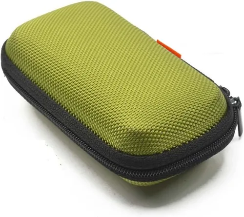 Vista 14 de Funda Rectangular Pequeña Rígida de EVA - Funda Portátil de Protección para Auriculares con Cremallera para Auriculares, Audífonos, Unidad Flash