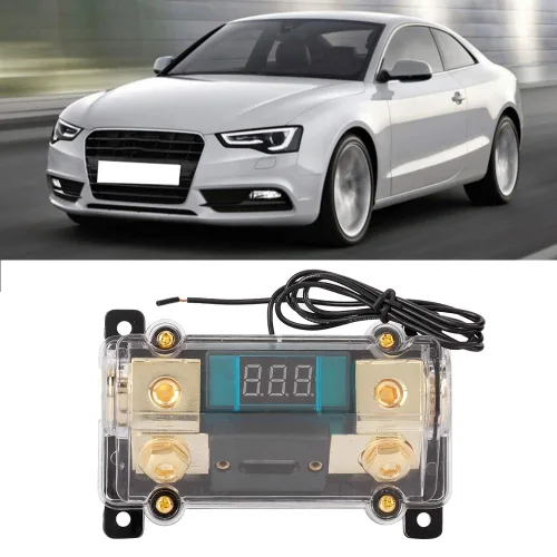 Vista 4 de Soporte de corriente, pantalla digital para coche, soporte de potencia de audio estéreo de distribución de bloque de caja (150 A)