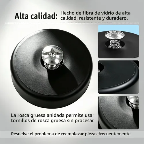 Vista 5 de Soporte de choque compatible con almohadillas de goma para silla Eames
