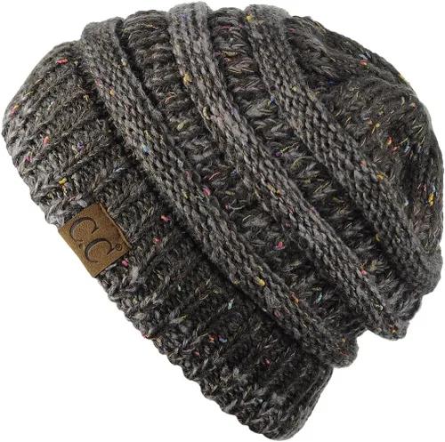 Vista 371 de C.C Trendy Warm Chunky Soft Stretch Cable Knit Beanie