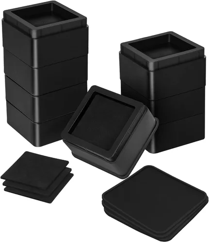 Vista 7 de Utopia Bedding Elevadores de Cama de 2 Pulgadas - Paquete de 4 - Elevadores de Muebles con Espuma Antideslizante y Almohadilla de Goma - Elevadores