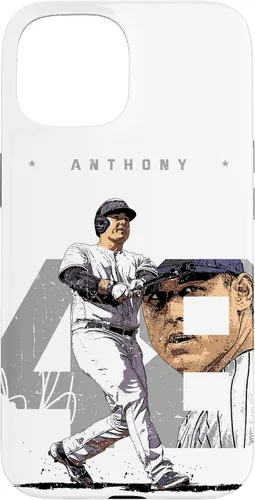 Vista 6 de iPhone 16 Anthony Rizzo Number Portrait Tony New York MLBPA Case