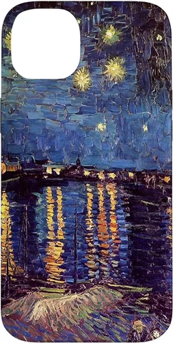 Vista 20 de Starry Night Over The Rhone, Vincent Van Gogh. Funda para iPhone 17