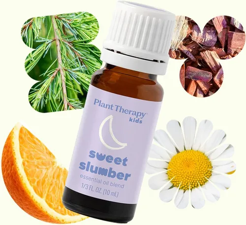 Vista 3 de Plant Therapy KidSafe Sweet Slumber - Mezcla de aceites esenciales de 0.3 fl oz (1/3 oz) 100% puro, sin diluir, aromaterapia relajante para un mejor