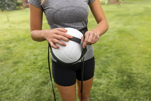Vista 5 de SKLZ Entrenador de saque de voleibol Hit-N-Serve para práctica individual