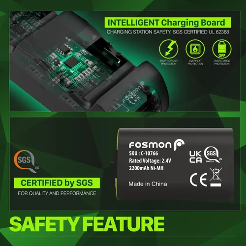 Vista 5 de Fosmon Quad PRO 2 MAX Charger Compatible with Xbox Series XS Xbox OneOne XOne S Elite Controllers High Speed Docking Charging with High Capacity 4X