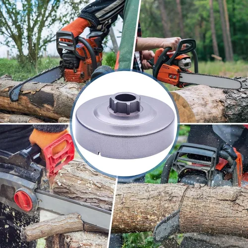 Vista 7 de Kit de engranaje helicoidal de la bomba de aceite de la rueda dentada del tambor de embrague para Stihl MS290 029 MS390 039 MS310 Pieza