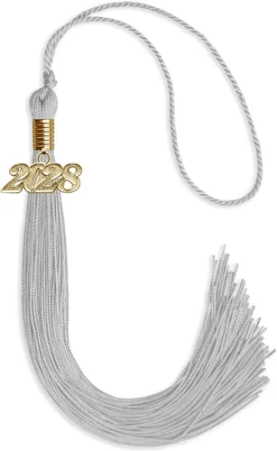 Vista 148 de Endea Graduation - Borla de un solo color con fecha dorada (Oro Antiguo, 2020)